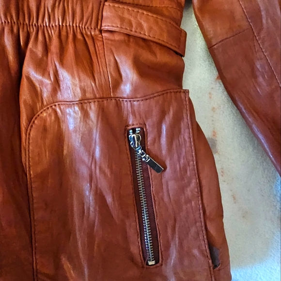 ADLER COLLECTION WOMEN LEATHER COAT XL SIZE $100 - Picture 7 of 7